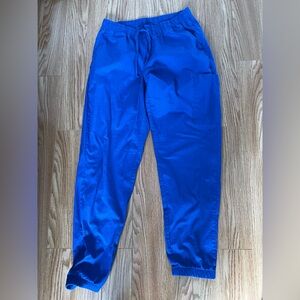 White Cross Royal Blue Scrub pants M